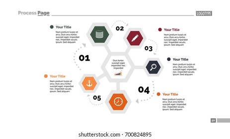 Five Hexagons Cycle Slide Template
