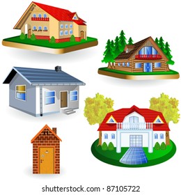 Five houses