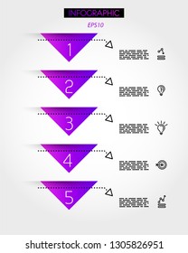 five infographic options