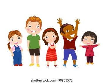 Small Children Playing Stock Vectors, Images & Vector Art | Shutterstock