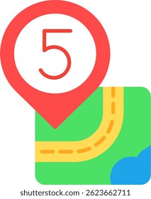 Five Line vector Icon Design