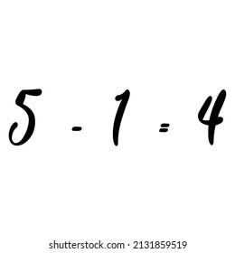 Five Minus One Equals Four