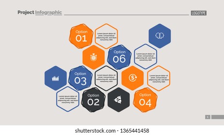 Five option chart. Diagram, slide, template. Creative concept for infographics, presentation, project, report. Can be used for topics like business, analysis, accounting