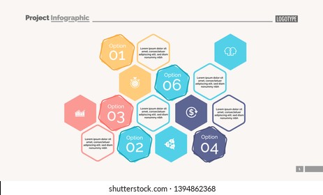 Five option chart. Diagram, slide, template. Creative concept for infographics, presentation, project, report. Can be used for topics like business, analysis, accounting