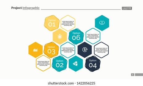 Five option chart. Diagram, slide, template. Creative concept for infographics, presentation, project, report. Can be used for topics like business, analysis, accounting