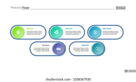Five option diagram. Step chart, editable template. Creative concept for infographics, presentation, project, report. Can be used for topics like business, management, research