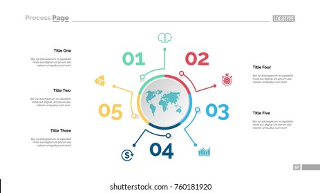 Five Options Slide Template