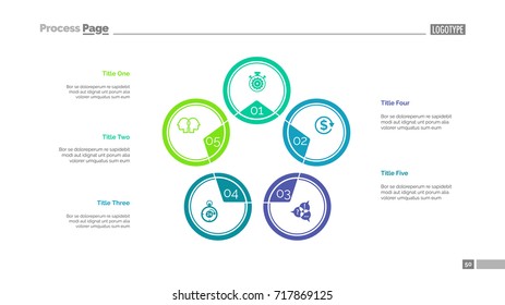 Five Options Teamwork Slide Template