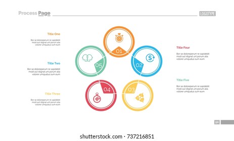 Five Options Teamwork Slide Template