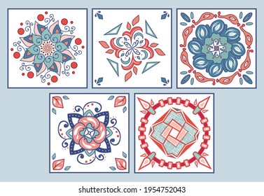 Five Pattern are designed from nature as such as flower and leaves. Those can use pattern of clothes, tiles, appliance and etc.