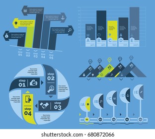 Five Planning Charts Templates Set