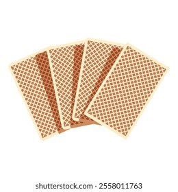 Five playing cards with a checkered pattern on their back are being fanned out