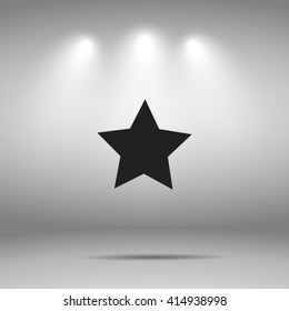 five pointed star icon