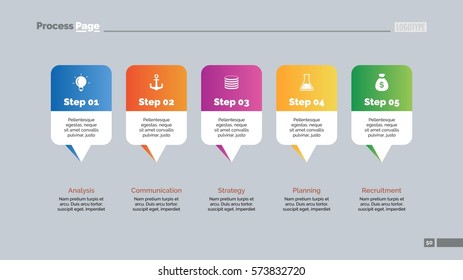 Five Pointers Slide Template Stock Vector (Royalty Free) 573832720 ...