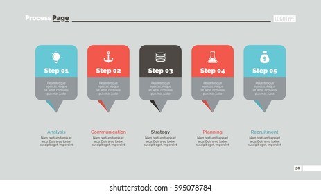 Five Pointers Slide Template