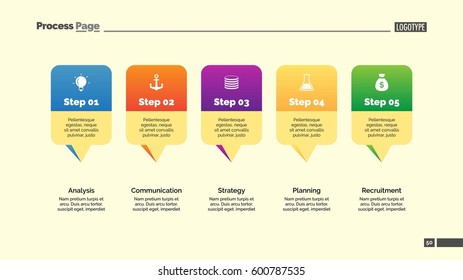 Five Pointers Slide Template