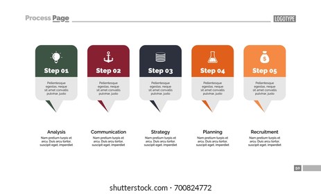Five Pointers Slide Template