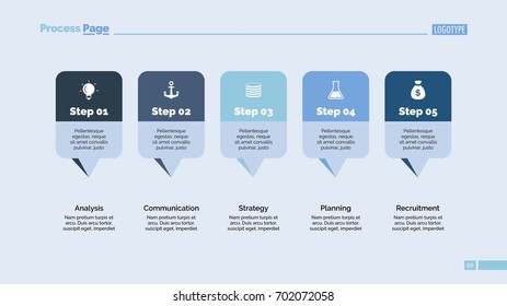 Five Pointers Slide Template