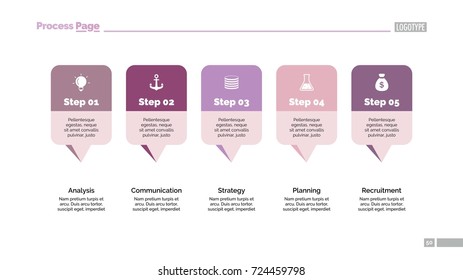 Five Pointers Slide Template