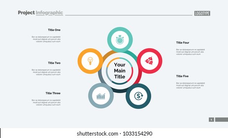 Five Points Strategy Slide Template