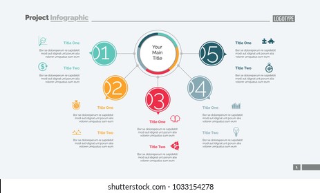 Five Points Workflow Slide Template