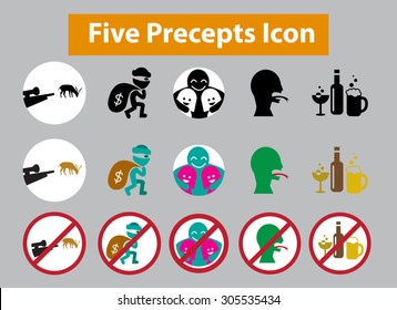 Five Precepts Images Stock Photos Vectors Shutterstock