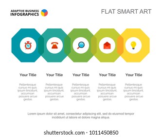 Five Principles Strategy Slide Template