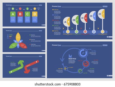 Five Research Slide Templates Set