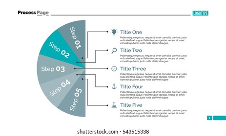 Five Sectors Diagram Slide Template