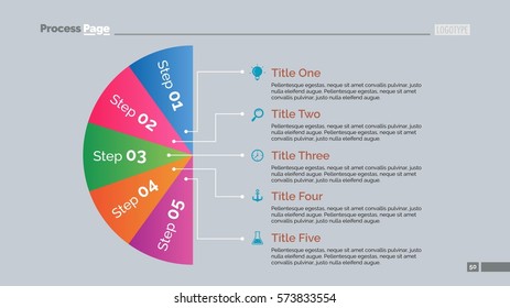 Five Sectors Diagram Slide Template