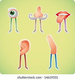 five senses in humanized styles
