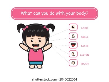 Boy 5 Senses のイラスト素材 画像 ベクター画像 Shutterstock