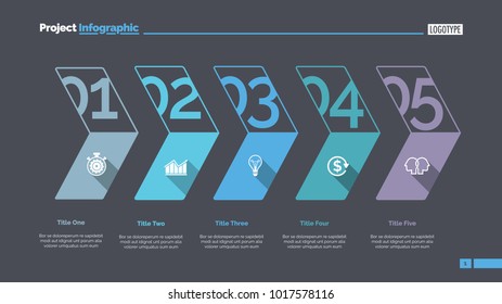 Five Stage Plan Slide Template