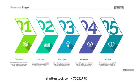 Five Stage Plan Slide Template