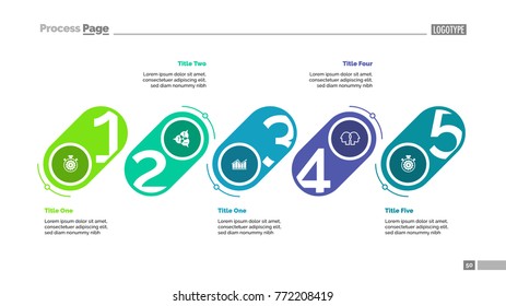 Five Stage Plan Slide Template