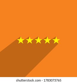 five star Icon vector, Sports Icon Vector