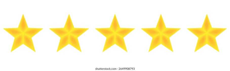 five star illustration icon for your business