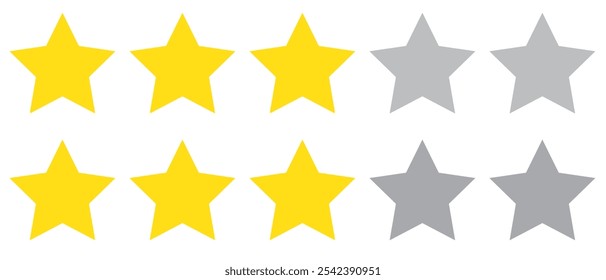 Five star rating goal. Quality feedback satisfaction concept. Achievement award survey reputation review satisfaction score symbol.