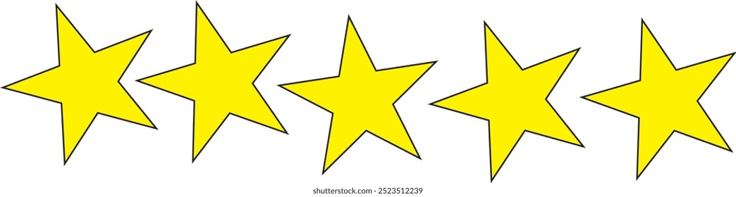 Five Star Rating | Icon Design