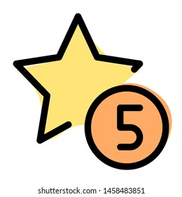 five star rating for an outstanding performance
