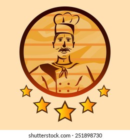 Five star restaurant's chef