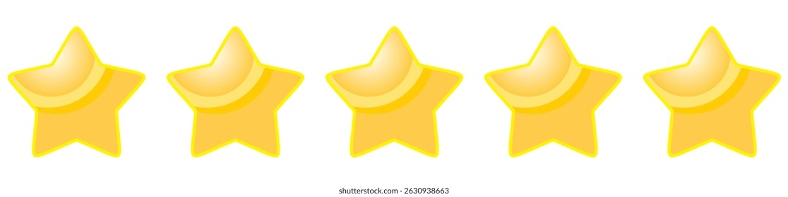 Five star review rating. Website product review stars. Rating Stars. 5 stars customer product rating. Flat icon for apps and site