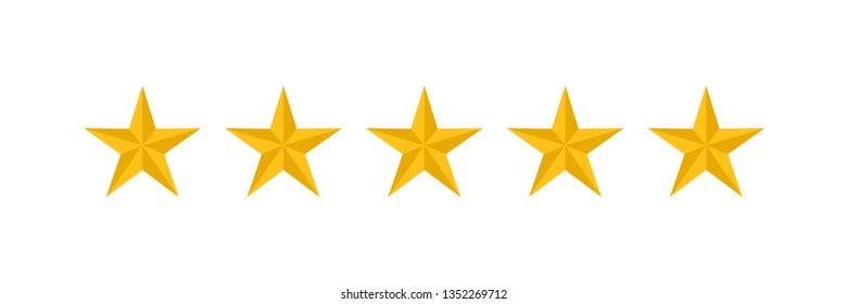 Five Stars Customer Product Rating Review Stock Vector (Royalty Free) 1352269712 | Shutterstock