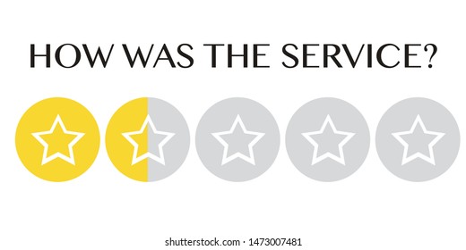 Five stars customer product rating review flat icon for apps and websites