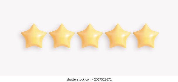 Five stars customer product rating review