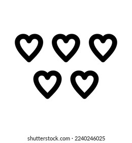 five stars icon or logo isolated sign symbol vector illustration - high quality black style vector icons
