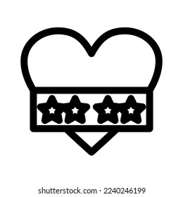 five stars icon or logo isolated sign symbol vector illustration - high quality black style vector icons
