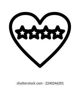 icono de cinco estrellas o logotipo símbolo de signo aislado ilustración vectorial - iconos vectoriales de estilo negro de alta calidad
