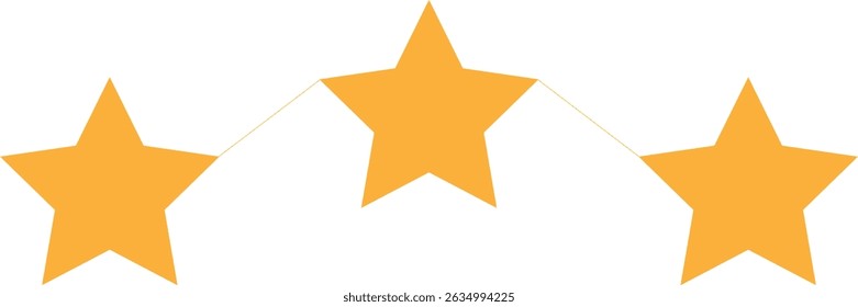 Five stars icon Vector. Five stars customer product rating review flat icon for apps and websites. 11:11