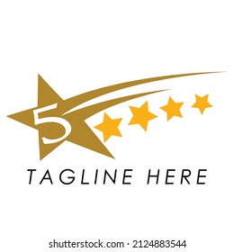 five stars logo or 5 star logo 